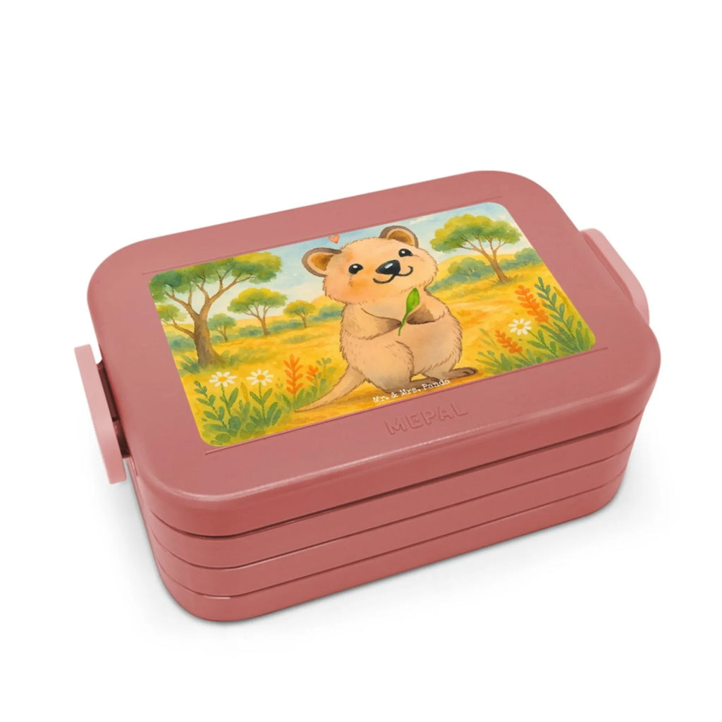 MEPAL Bentobox Quokka Happy Design Lunchbox, Brotdose, Bentobox, Tiermotive, Gute Laune, lustige Sprüche, Tiere, Lustiger Spruch, Aufschieberitis, Quokka, Niedliches Tier, Dinge erledigen, Verschieben