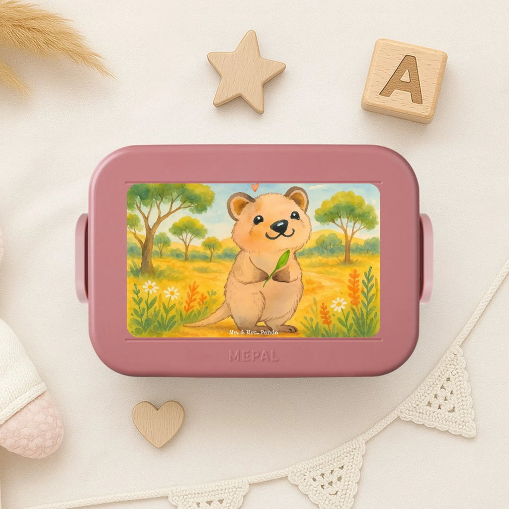 MEPAL Bentobox Quokka Happy Design Lunchbox, Brotdose, Bentobox, Tiermotive, Gute Laune, lustige Sprüche, Tiere, Lustiger Spruch, Aufschieberitis, Quokka, Niedliches Tier, Dinge erledigen, Verschieben