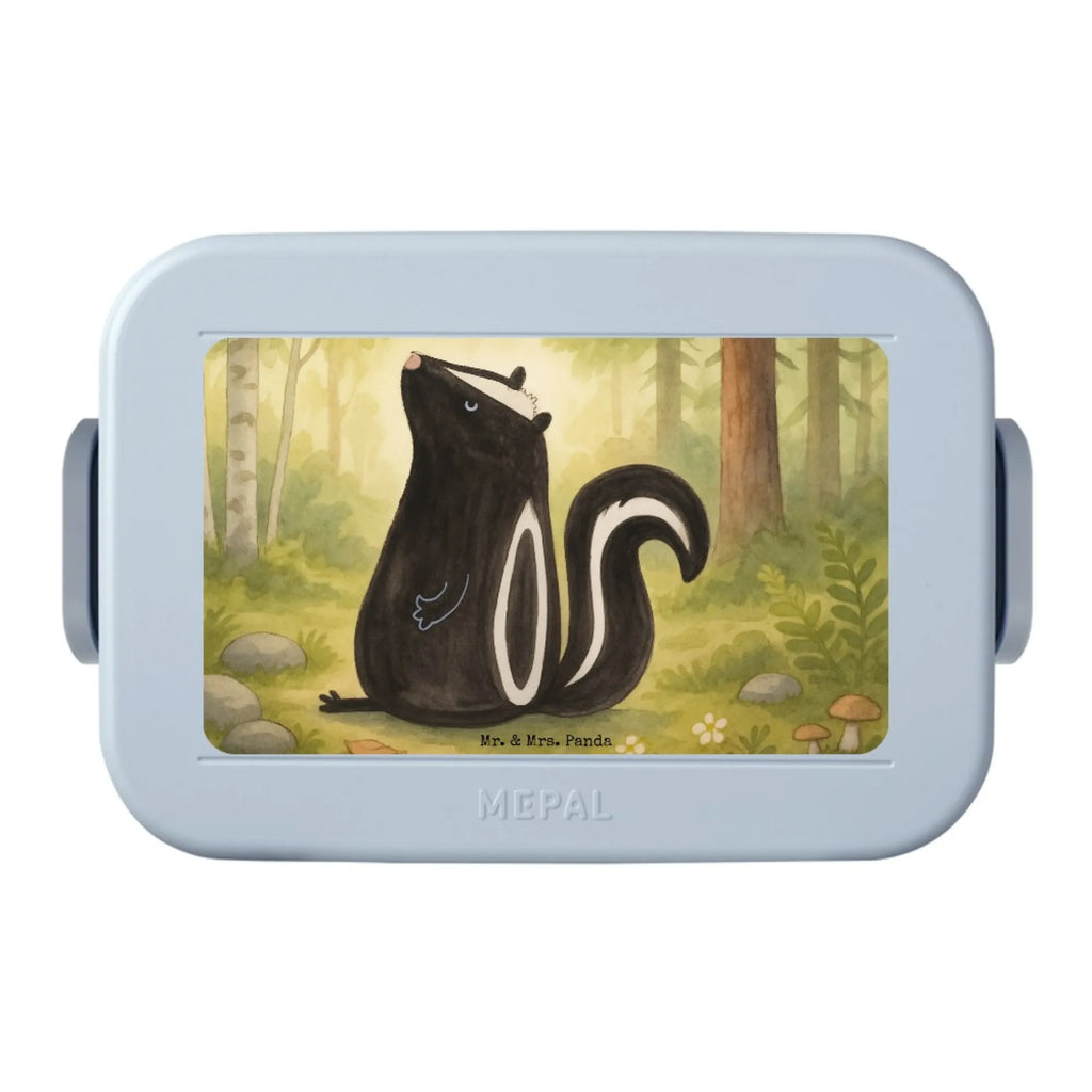 MEPAL Bentobox Stinktier Sitzen Design Bentobox, Lunchbox, Brotdose, Stinktier, Skunk, Spruch, Wildtier, Büro, Besserwisser, Raubtier, Stinker, Stinki, Recht