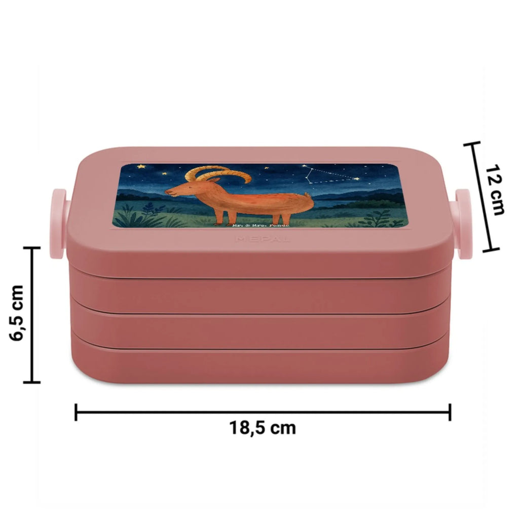 MEPAL Bentobox Sternzeichen Steinbock Design Bentobox, Lunchbox, Brotdose, Tierkreiszeichen, Sternzeichen, Horoskop, Astrologie, Aszendent, Ziege, Steinbock Geschenk, Steinbock Sternzeichen, Steinböcke, Geschenk Dezember, Geburtstag Dezember, Geschenk Januar, Geburtstag Januar, Bock