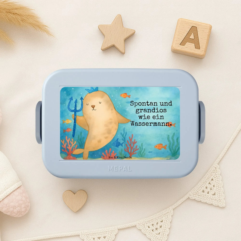 MEPAL Bentobox Sternzeichen Wassermann Design Bentobox, Brotdose, Lunchbox, Tierkreiszeichen, Sternzeichen, Horoskop, Astrologie, Aszendent, Geschenk Februar, Wassermann Geschenk, Geschenk Januar, Nix, Geburtstag Januar, Meer Geschenk, Meermann, Geburtstag Februar, Wassermann Sternzeichen