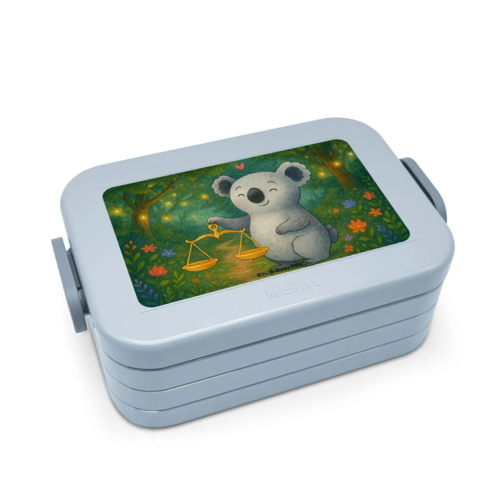 MEPAL Bentobox Waage Astrologie Design Brotdose, Bentobox, Lunchbox, Tierkreiszeichen, Sternzeichen, Horoskop, Astrologie, Aszendent, Geschenk zum Geburtstag, Geburtstagsgeschenk, Geschenk, Waage