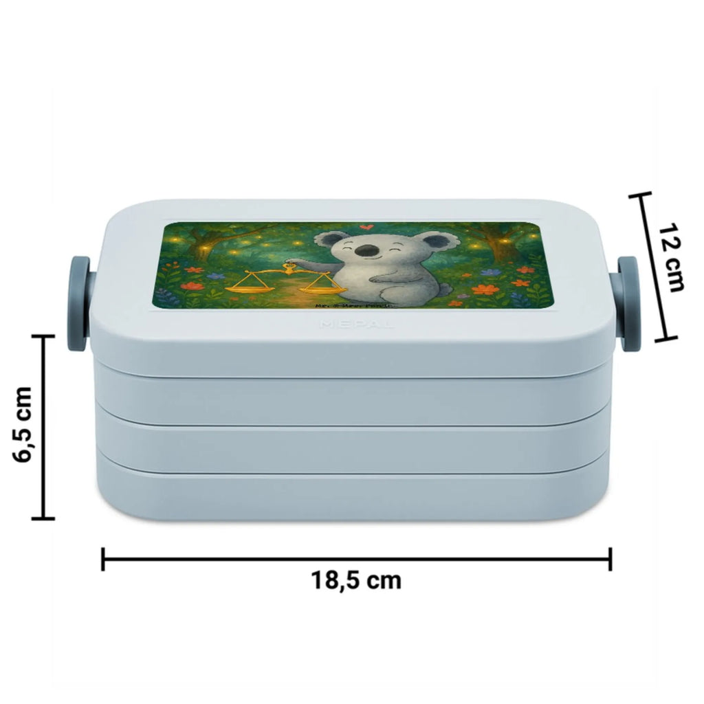 MEPAL Bentobox Waage Astrologie Design Brotdose, Bentobox, Lunchbox, Tierkreiszeichen, Sternzeichen, Horoskop, Astrologie, Aszendent, Geschenk zum Geburtstag, Geburtstagsgeschenk, Geschenk, Waage