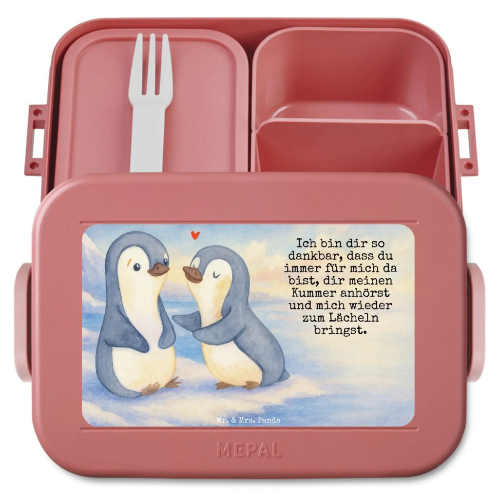 MEPAL Bentobox Pinguine trösten Design Lunchbox, Bentobox, Brotdose, Liebe, Partner, Freund, Freundin, Ehemann, Ehefrau, Heiraten, Verlobung, Heiratsantrag, Liebesgeschenk, Jahrestag, Hocheitstag, Geschenk für Frauen, Mitbringsel, Hochzeitstag, Liebesbeweis, Geschenk für Freundin, Valentinstag, Geschenk für Partner, für Ehemann, für Männer