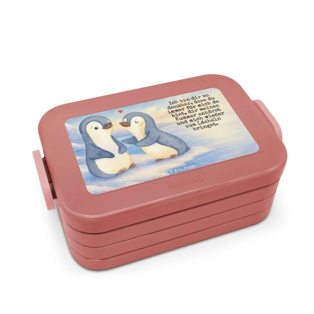 MEPAL Bentobox Pinguine trösten Design Lunchbox, Bentobox, Brotdose, Liebe, Partner, Freund, Freundin, Ehemann, Ehefrau, Heiraten, Verlobung, Heiratsantrag, Liebesgeschenk, Jahrestag, Hocheitstag, Geschenk für Frauen, Mitbringsel, Hochzeitstag, Liebesbeweis, Geschenk für Freundin, Valentinstag, Geschenk für Partner, für Ehemann, für Männer