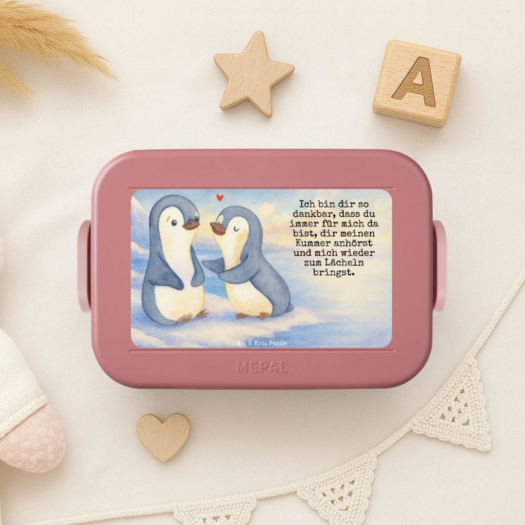 MEPAL Bentobox Pinguine trösten Design Lunchbox, Bentobox, Brotdose, Liebe, Partner, Freund, Freundin, Ehemann, Ehefrau, Heiraten, Verlobung, Heiratsantrag, Liebesgeschenk, Jahrestag, Hocheitstag, Geschenk für Frauen, Mitbringsel, Hochzeitstag, Liebesbeweis, Geschenk für Freundin, Valentinstag, Geschenk für Partner, für Ehemann, für Männer