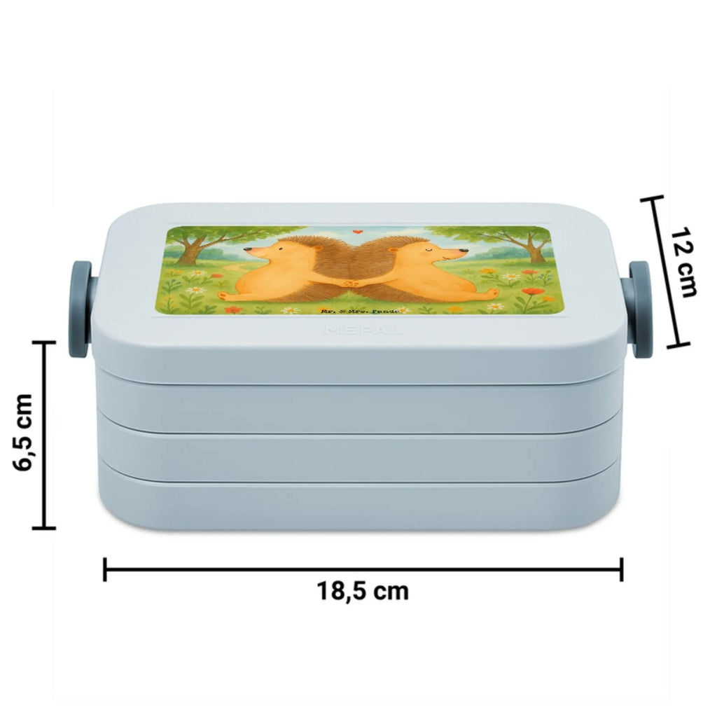 MEPAL Bentobox Igel händchenhaltend Design Lunchbox, Brotdose, Bentobox, Liebe, Partner, Freund, Freundin, Ehemann, Ehefrau, Heiraten, Verlobung, Heiratsantrag, Liebesgeschenk, Jahrestag, Hocheitstag, Liebesbotschaft, Love, Igel, Hochzeit, Liebesbeweis, Geschenk für zwei, große Liebe, Gemeinsamkeit, Hand in Hand, Lieblingsmensch, Igelliebe