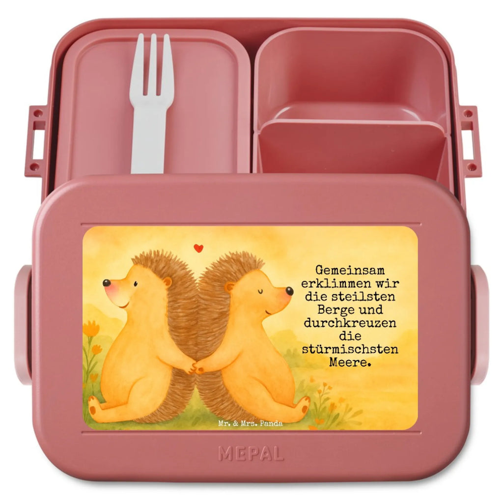 MEPAL Bentobox Igel händchenhaltend Design Lunchbox, Brotdose, Bentobox, Liebe, Partner, Freund, Freundin, Ehemann, Ehefrau, Heiraten, Verlobung, Heiratsantrag, Liebesgeschenk, Jahrestag, Hocheitstag, Liebesbotschaft, Love, Igel, Hochzeit, Liebesbeweis, Geschenk für zwei, große Liebe, Gemeinsamkeit, Hand in Hand, Lieblingsmensch, Igelliebe