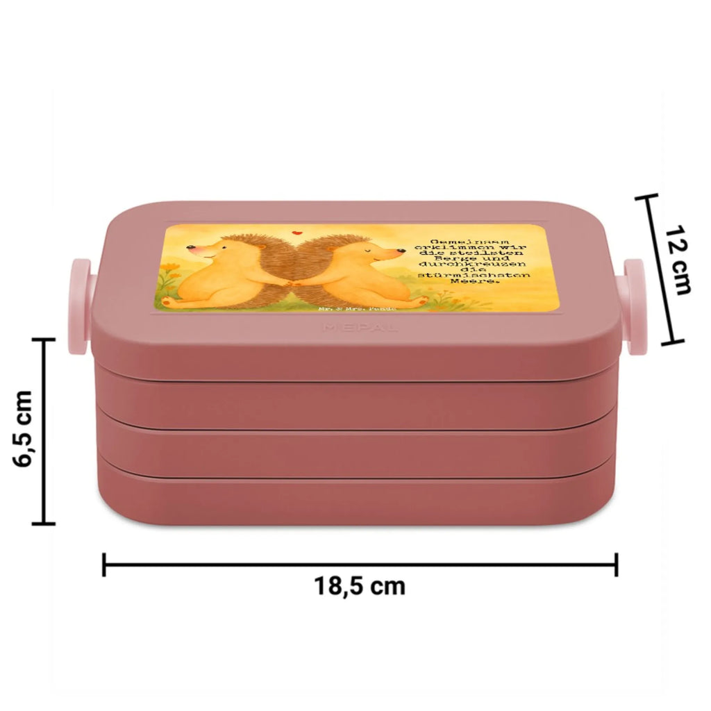 MEPAL Bentobox Igel händchenhaltend Design Lunchbox, Brotdose, Bentobox, Liebe, Partner, Freund, Freundin, Ehemann, Ehefrau, Heiraten, Verlobung, Heiratsantrag, Liebesgeschenk, Jahrestag, Hocheitstag, Liebesbotschaft, Love, Igel, Hochzeit, Liebesbeweis, Geschenk für zwei, große Liebe, Gemeinsamkeit, Hand in Hand, Lieblingsmensch, Igelliebe