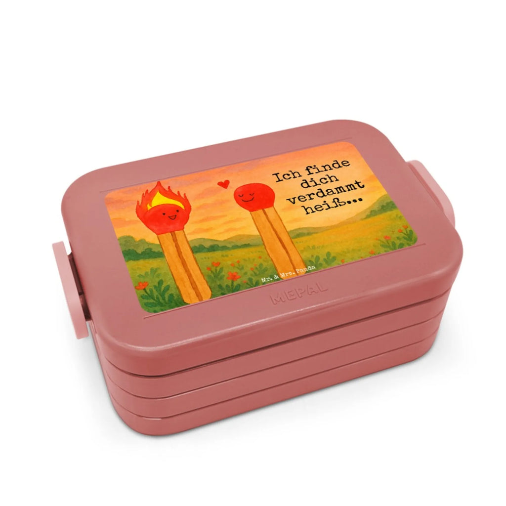 MEPAL Bentobox Streichhölzer Design Brotdose, Lunchbox, Bentobox, Liebe, Partner, Freund, Freundin, Ehemann, Ehefrau, Heiraten, Verlobung, Heiratsantrag, Liebesgeschenk, Jahrestag, Hocheitstag, Streichhölzer