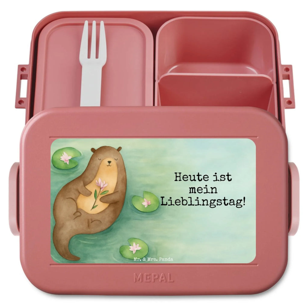 MEPAL Bentobox Otter Seerose Design Brotdose, Lunchbox, Bentobox, Otter, Fischotter, Seeotter, Otter Seeotter See Otter