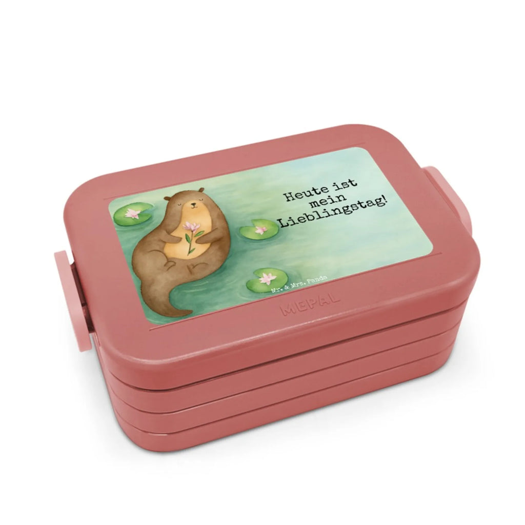MEPAL Bentobox Otter Seerose Design Brotdose, Lunchbox, Bentobox, Otter, Fischotter, Seeotter, Otter Seeotter See Otter