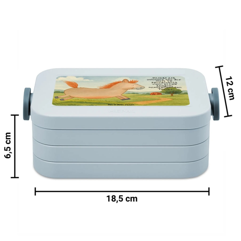 MEPAL Bentobox Pferd Springen Design Lunchbox, Bentobox, Brotdose, Bauernhof, Hoftiere, Landwirt, Landwirtin, reiten, Pferde, Pony, ausreiten, Stall, Pferdestall, Pferd, Pferdebesitzer