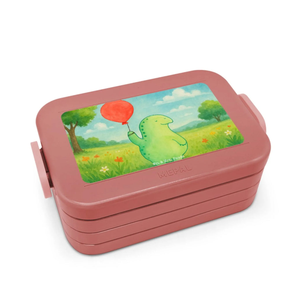 MEPAL Bentobox Schildkröte Luftballon Design Brotdose, Bentobox, Lunchbox, Schildkröte, Motivation, Mutausbruch, Motivationsspruch, Schildkröten