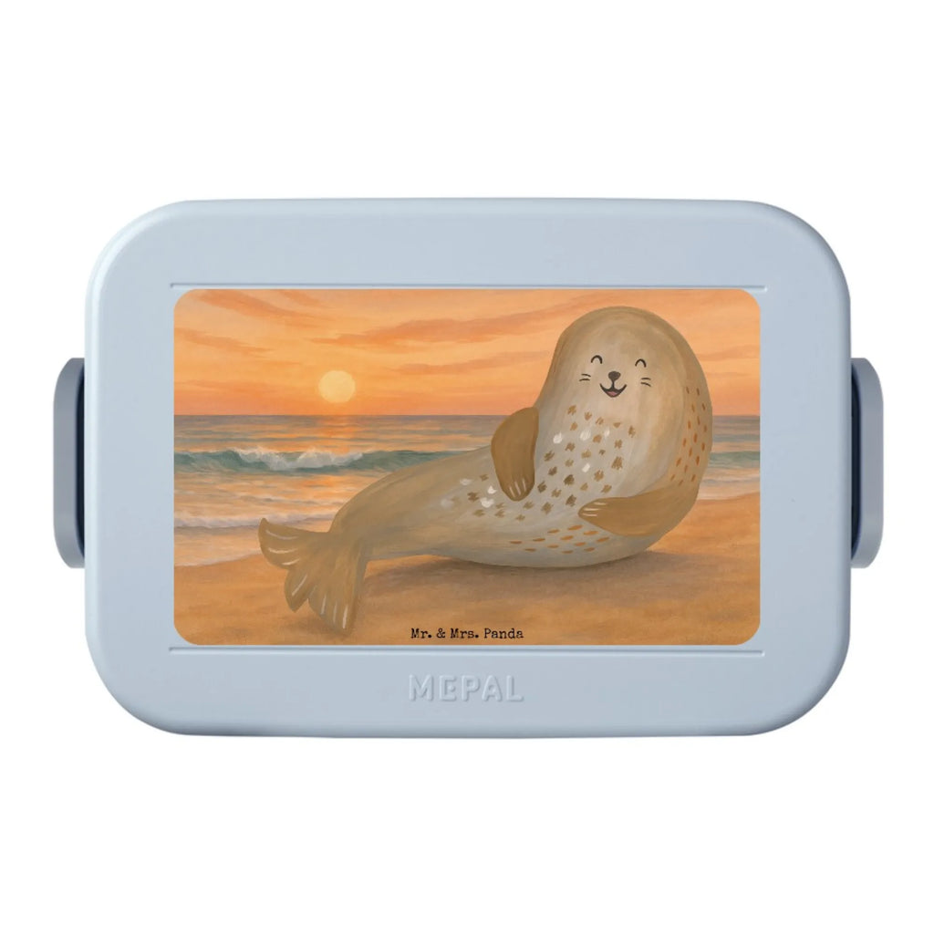 MEPAL Bentobox Robbe Lachen Design Lunchbox, Brotdose, Bentobox, Tiermotive, Gute Laune, lustige Sprüche, Tiere, Ostsee, Meerestier, Seehund, Robbe, Strand, Nordsee, Robben