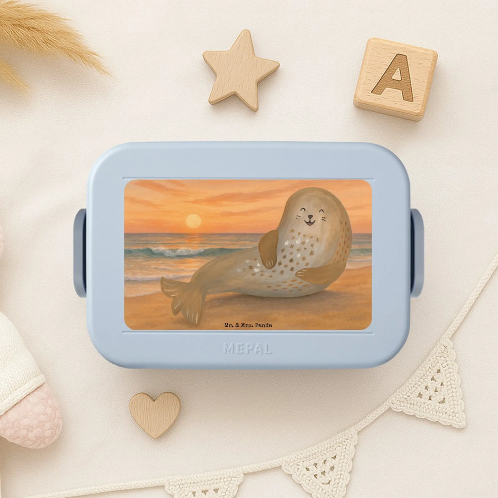 MEPAL Bentobox Robbe Lachen Design Lunchbox, Brotdose, Bentobox, Tiermotive, Gute Laune, lustige Sprüche, Tiere, Ostsee, Meerestier, Seehund, Robbe, Strand, Nordsee, Robben