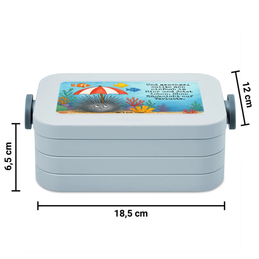 MEPAL Bentobox Seeigel Design Lunchbox, Brotdose, Bentobox, Meerestiere, Meer, Urlaub, Selbstliebe, Lebe, Leben, Hier und Jetzt, Selbstakzeptanz, Seeigel, Achtsamkeit