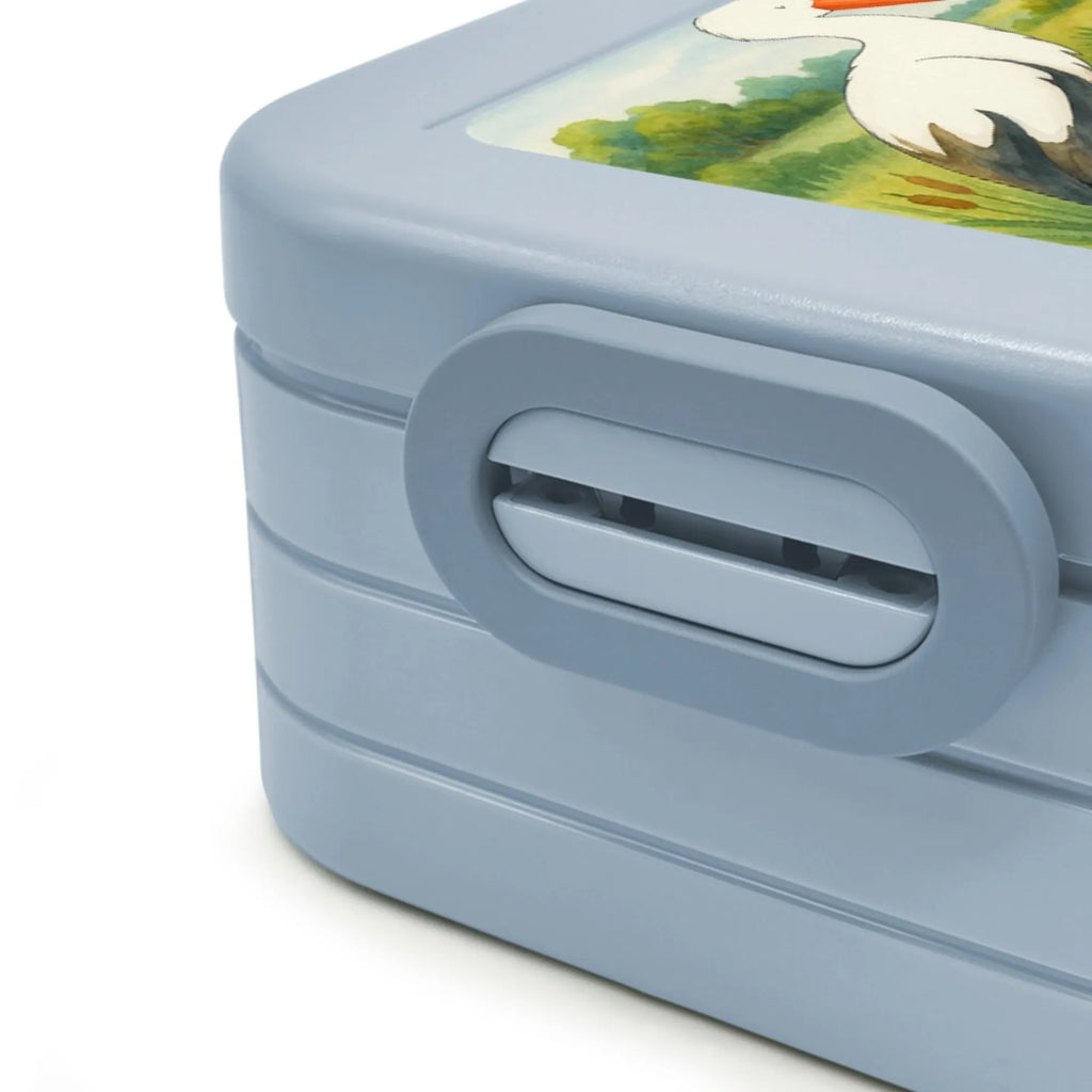 MEPAL Bentobox Storch Design Brotdose, Lunchbox, Bentobox, Tiermotive, Gute Laune, lustige Sprüche, Tiere, Störche, Mutter, Mütter, Baby, Schwangerschaft, Babybauch, Storch, Schwanger, Mutter werden, Geburt