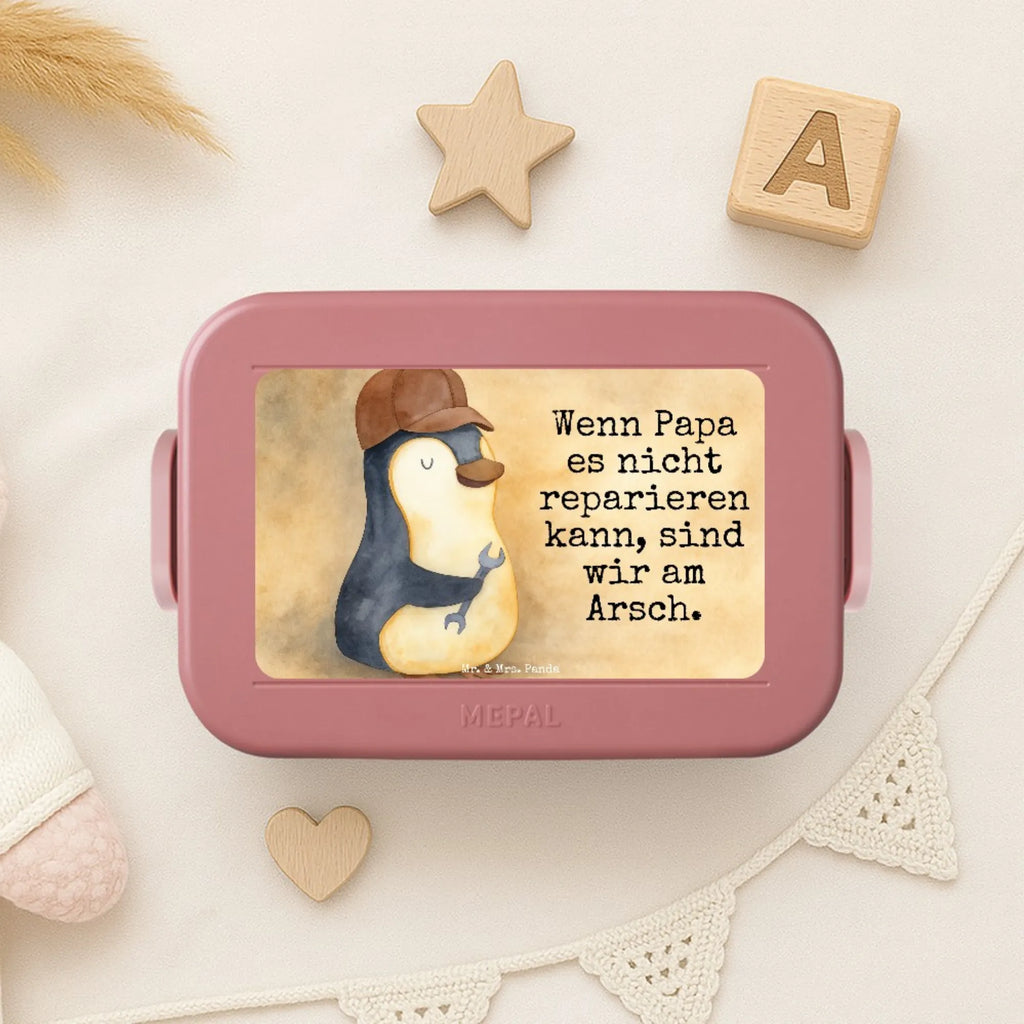 MEPAL Bentobox Wenn Papa es nicht reparieren kann, sind wir am Arsch Design Brotdose, Lunchbox, Bentobox, Familie, Vatertag, Muttertag, Bruder, Schwester, Mama, Papa, Oma, Opa, Vater, Geschenk Papa, Bester Papa der Welt
