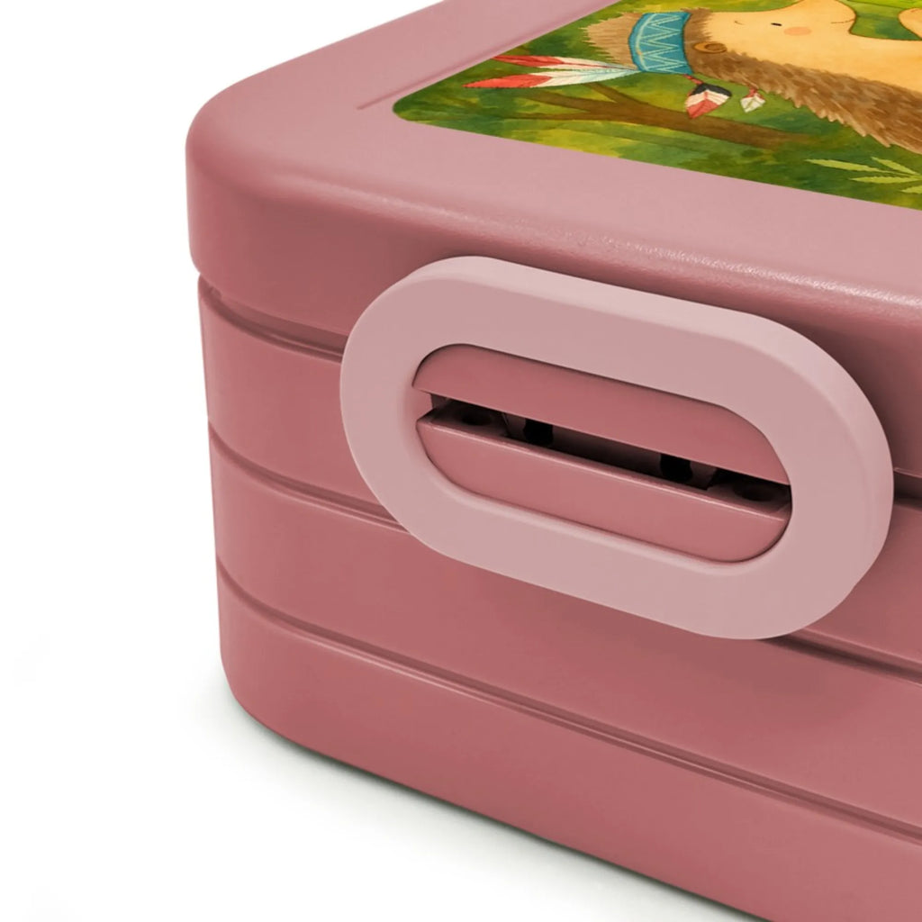 MEPAL Bentobox Igel Federschmuck Design Brotdose, Bentobox, Lunchbox, Waldtiere, Tiere, Lagerfeuer, Indianer, Camping, Igel, Abenteuer
