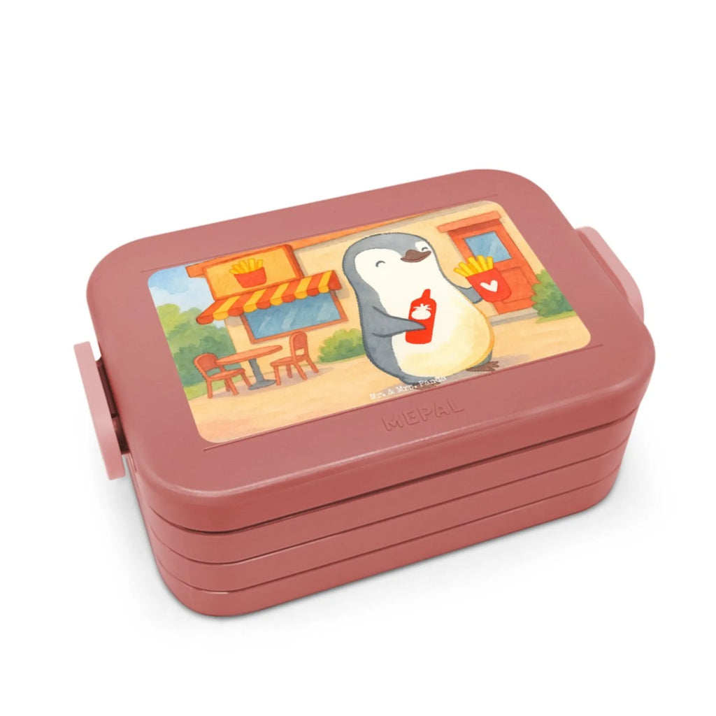 MEPAL Bentobox Pinguin Pommes Design Bentobox, Brotdose, Lunchbox, Liebe, Partner, Freund, Freundin, Ehemann, Ehefrau, Heiraten, Verlobung, Heiratsantrag, Liebesgeschenk, Jahrestag, Hocheitstag, Hochzeitstag, Geschenk für Partner, Geschenk für Frauen, für Männer, Geschenk für Freundin, für Ehemann, Valentinstag, Liebesbeweis, Mitbringsel