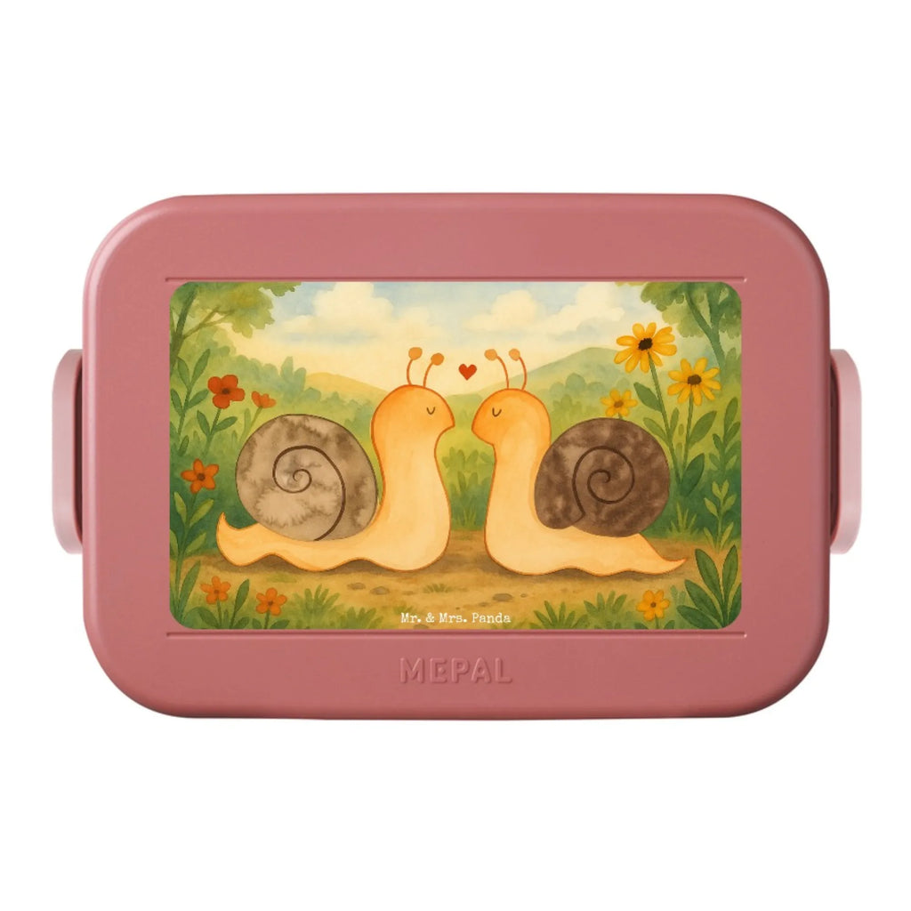 MEPAL Bentobox Schnecken Liebe Design Lunchbox, Brotdose, Bentobox, Liebe, Partner, Freund, Freundin, Ehemann, Ehefrau, Heiraten, Verlobung, Heiratsantrag, Liebesgeschenk, Jahrestag, Hocheitstag