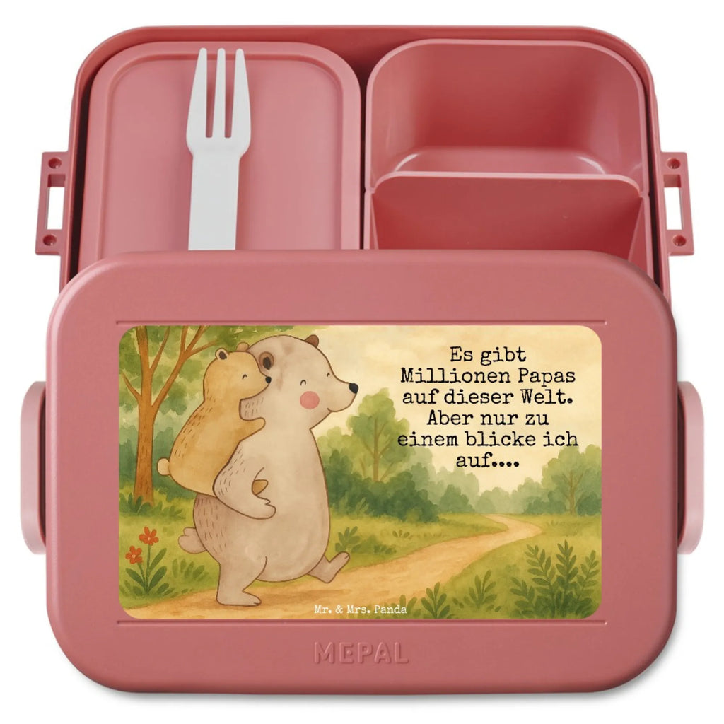 MEPAL Bentobox Papa Bär Design Lunchbox, Brotdose, Bentobox, Familie, Vatertag, Muttertag, Bruder, Schwester, Mama, Papa, Oma, Opa, Onkel, Papi, Geburtstag, Vati, Vater, Geschenk