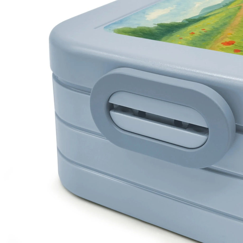 MEPAL Bentobox Pinguin Blumen Design Lunchbox, Bentobox, Brotdose, Pinguin, Universum, Liebeskummer, Leben, Motivation, Wünsche, Ziele, Lebenslust, Lebensziele, Blumenkranz, Pinguine, Geschenkidee