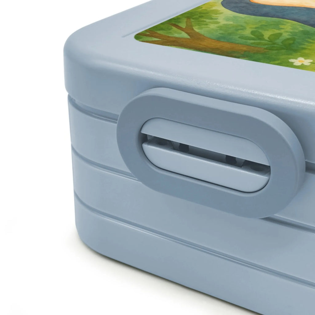 MEPAL Bentobox Pinguin Buch Design Lunchbox, Bentobox, Brotdose, Pinguin, Urlaub, Bücherwurm, Nichtstun, Ferien, Pinguine, Lesen, Faulenzen, Freizeit, Buch