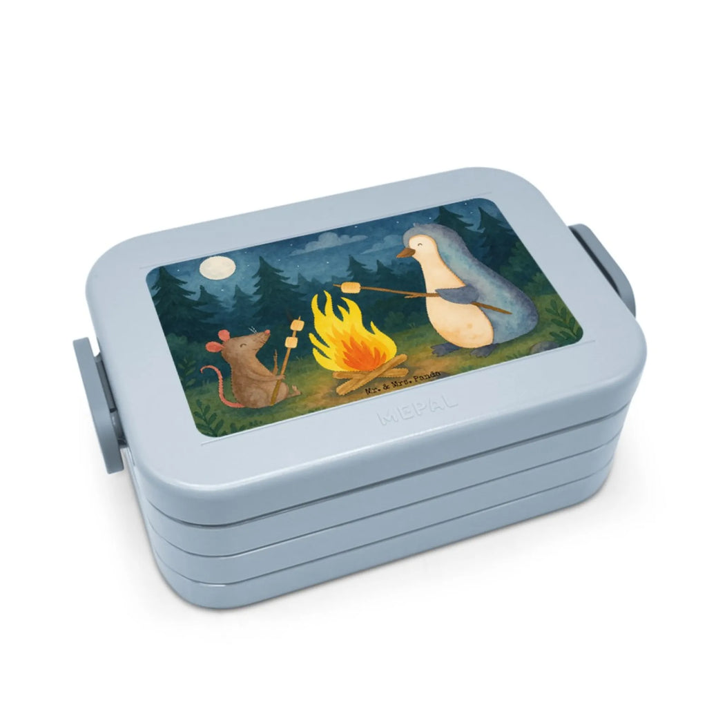 MEPAL Bentobox Pinguin Lagerfeuer Design Brotdose, Bentobox, Lunchbox, Pinguin, Lagerfeuer, Motivation, Leben, Maus, Lebensspruch, Büroalltag, Marshmallows, grillen, Neustart, Büro, Pinguine, Feuer, Liebe, Job, Arbeit, Lebensmotivation