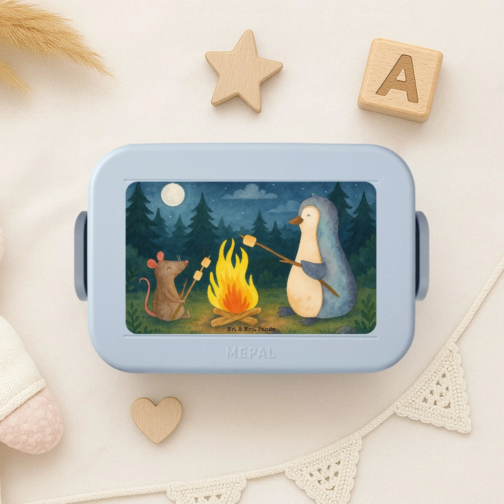 MEPAL Bentobox Pinguin Lagerfeuer Design Brotdose, Bentobox, Lunchbox, Pinguin, Lagerfeuer, Motivation, Leben, Maus, Lebensspruch, Büroalltag, Marshmallows, grillen, Neustart, Büro, Pinguine, Feuer, Liebe, Job, Arbeit, Lebensmotivation
