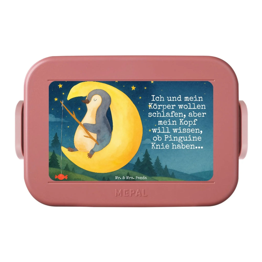 MEPAL Bentobox Pinguin Mond Design Bentobox, Lunchbox, Brotdose, Pinguin, Schlafstörungen, Nachtruhe, Pinguine, schlafen, Schlafzimmer, Spruch, Einschlafen, Gästezimmer