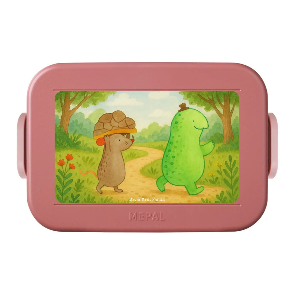 MEPAL Bentobox Schildkröte Maus Design Brotdose, Bentobox, Lunchbox, Schildkröte, Freunde, beste Freundinnen, beste Freunde, Maus, Freundinnen