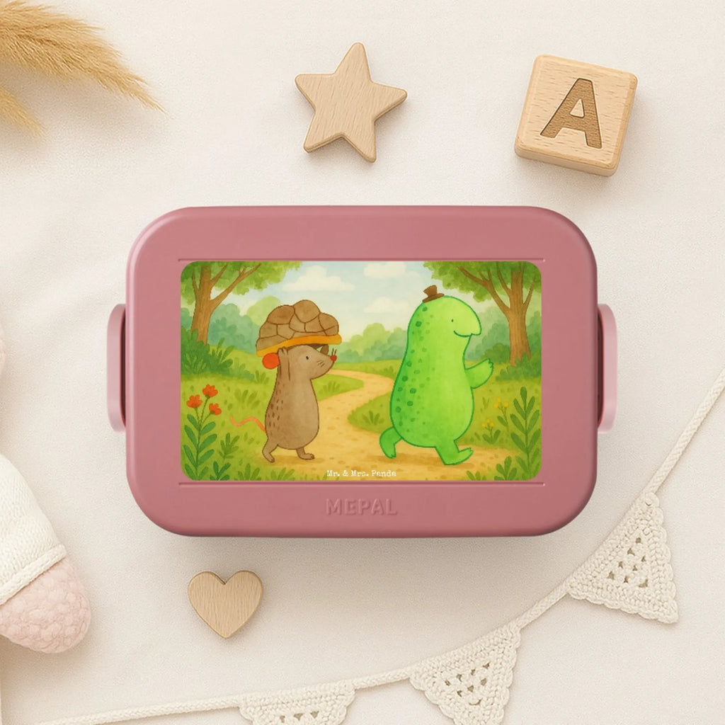 MEPAL Bentobox Schildkröte Maus Design Brotdose, Bentobox, Lunchbox, Schildkröte, Freunde, beste Freundinnen, beste Freunde, Maus, Freundinnen