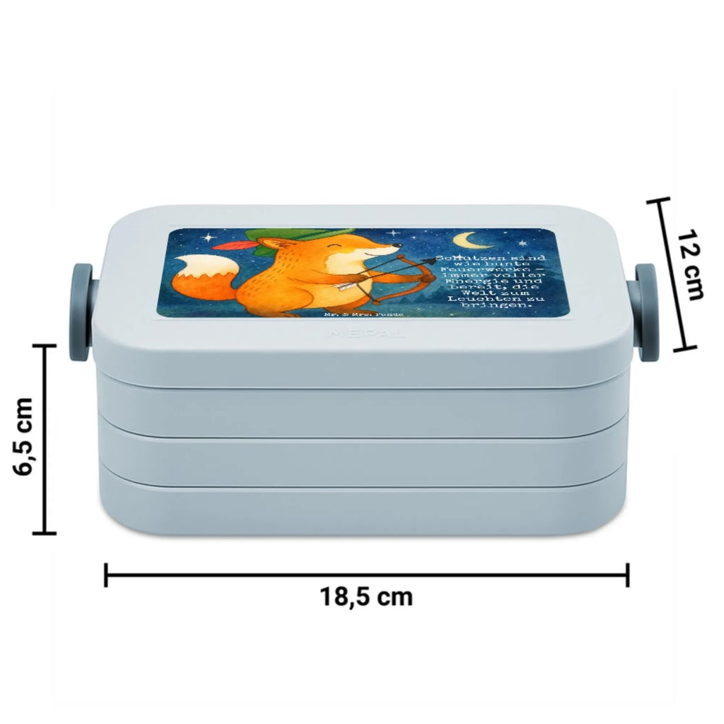 MEPAL Bentobox Schütze Astrologie Design Bentobox, Lunchbox, Brotdose, Tierkreiszeichen, Sternzeichen, Horoskop, Astrologie, Aszendent, Schütze, Geschenkidee, Geburtstagsgeschenk