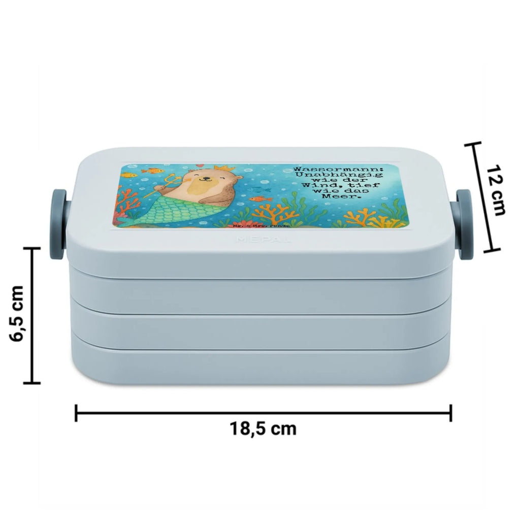 MEPAL Bentobox Wassermann Astrologie Design Brotdose, Bentobox, Lunchbox, Tierkreiszeichen, Sternzeichen, Horoskop, Astrologie, Aszendent, Wassermann, Geschenk, Geburtstagsgeschenk
