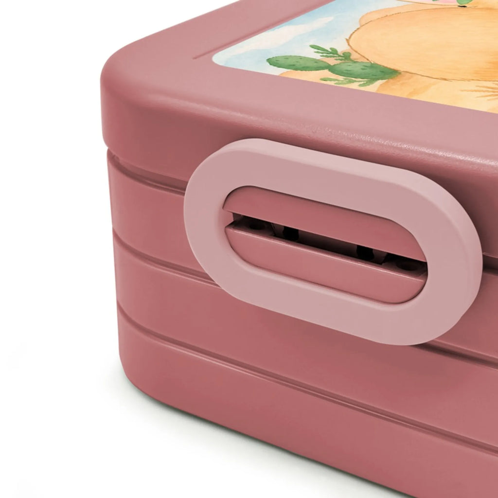 MEPAL Bentobox Wüstenfuchs Blumen Design Lunchbox, Brotdose, Bentobox, Afrika, Wildtiere, Blumen, Blumenkranz, Glücklich, Wüstenfuchs, Wüste