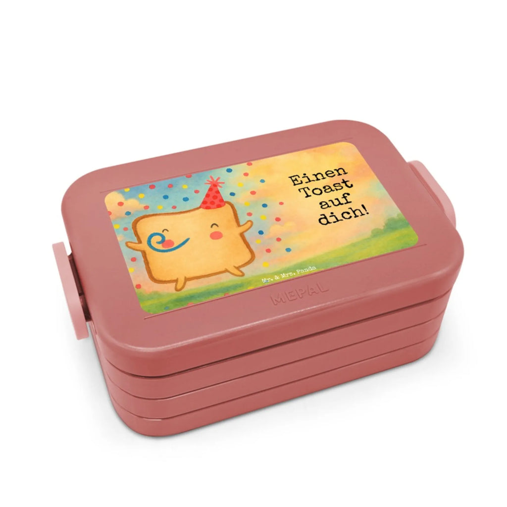 MEPAL Bentobox Toast Party Design Brotdose, Lunchbox, Bentobox, Liebe, Partner, Freund, Freundin, Ehemann, Ehefrau, Heiraten, Verlobung, Heiratsantrag, Liebesgeschenk, Jahrestag, Hocheitstag, für Ehemann, Geschenk für Freundin, Liebesbeweis, Hochzeitstag, für Männer, Geschenk für Partner, Valentinstag, Mitbringsel, Geschenk für Frauen