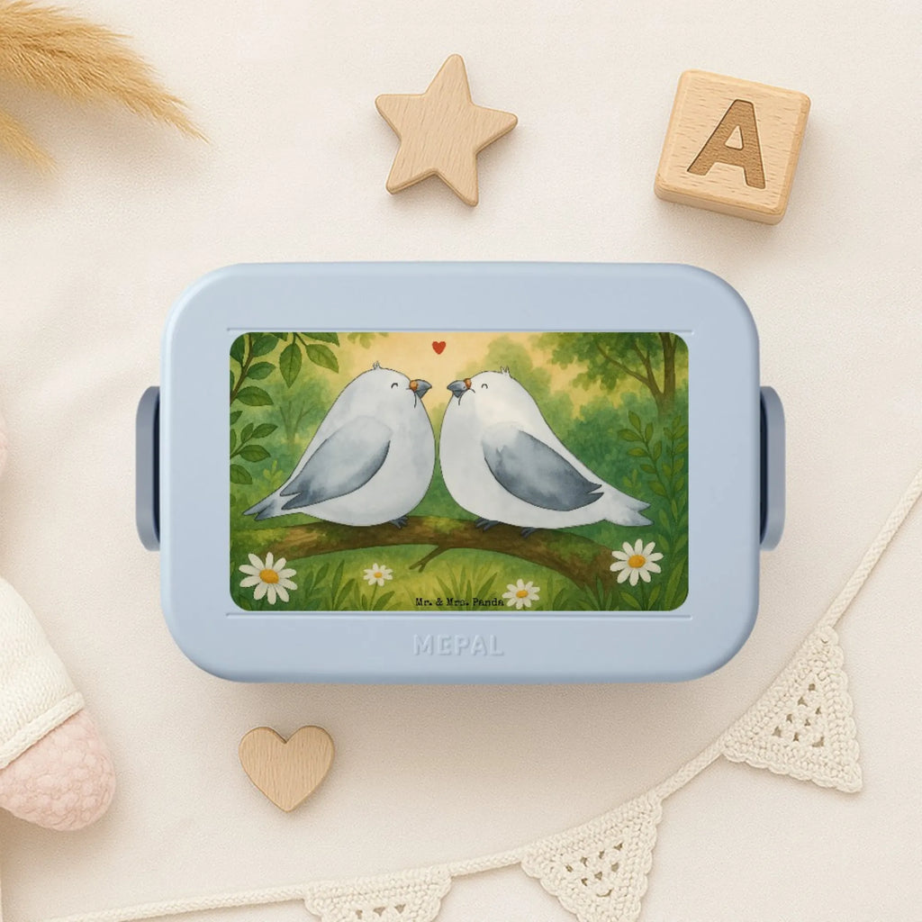 MEPAL Bentobox Turteltauben Liebe Design Brotdose, Bentobox, Lunchbox, Liebe, Partner, Freund, Freundin, Ehemann, Ehefrau, Heiraten, Verlobung, Heiratsantrag, Liebesgeschenk, Jahrestag, Hocheitstag, Verheiratet, Verliebt, Liebesbeweis, Hochzeitstag, Tauben, Turteltauben, Geschenk Freundin, Geschenk Hochzeit, Geschenk Freund, Turteltäubchen, Verlobt