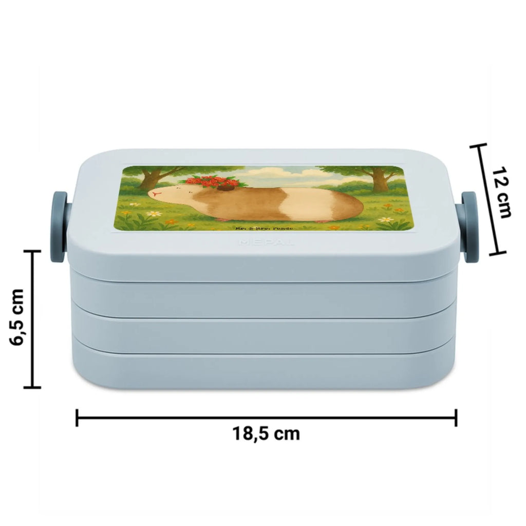 MEPAL Bentobox Meerschweinchen Weisheit Design Bentobox, Brotdose, Lunchbox, Tiermotive, Gute Laune, lustige Sprüche, Tiere, Meerie, Realität, Meeries, Motivation, Wunder, Meerschweinchen, Weisheit, Blumenkind, Wunderland, Spruch
