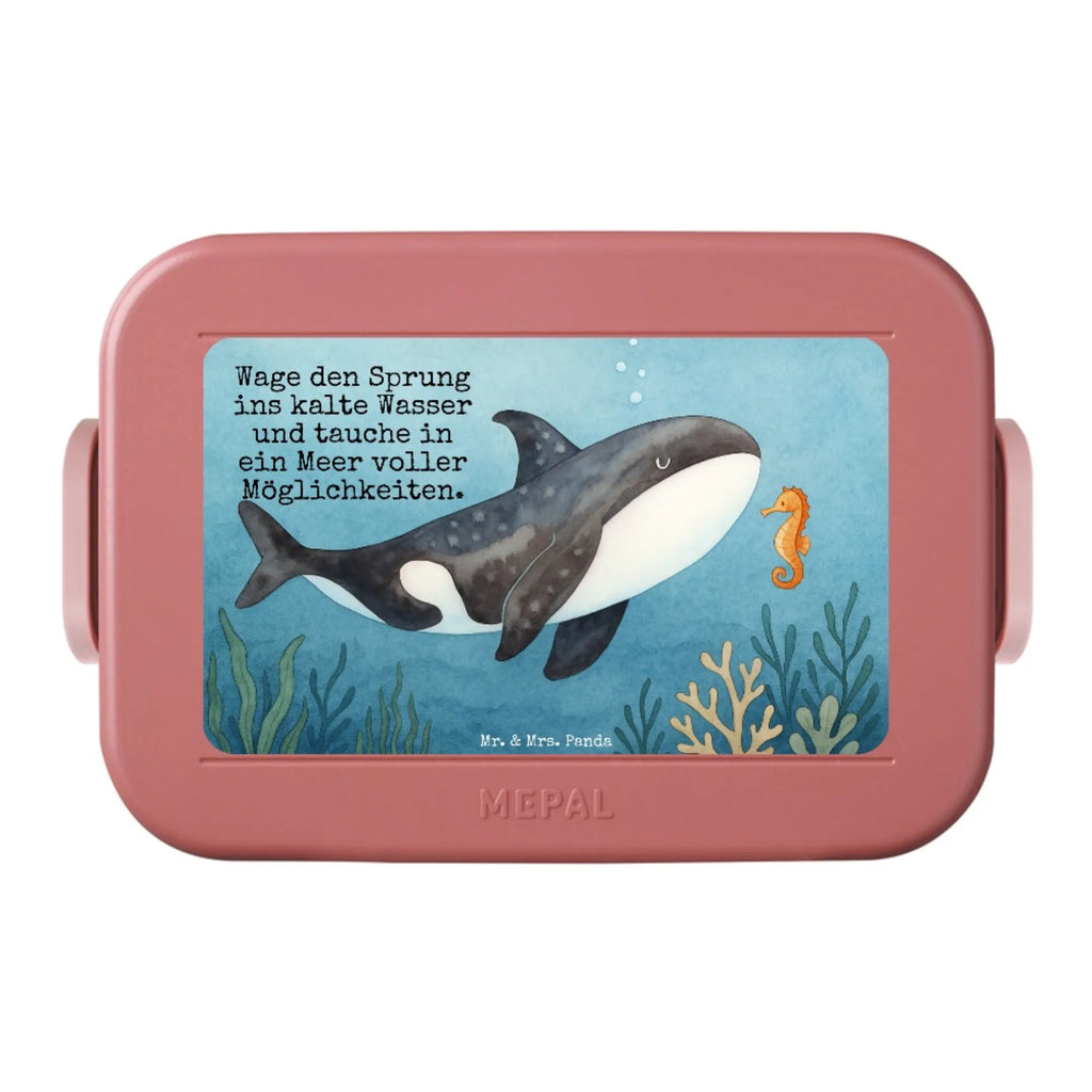 MEPAL Bentobox Orca Design Brotdose, Lunchbox, Bentobox, Meerestiere, Meer, Urlaub, Killerwal, Startup, Möglichkeiten, Büro, Arbeit, Motivation, Wal, Orca, Selbstliebe, Neustart, Orcas