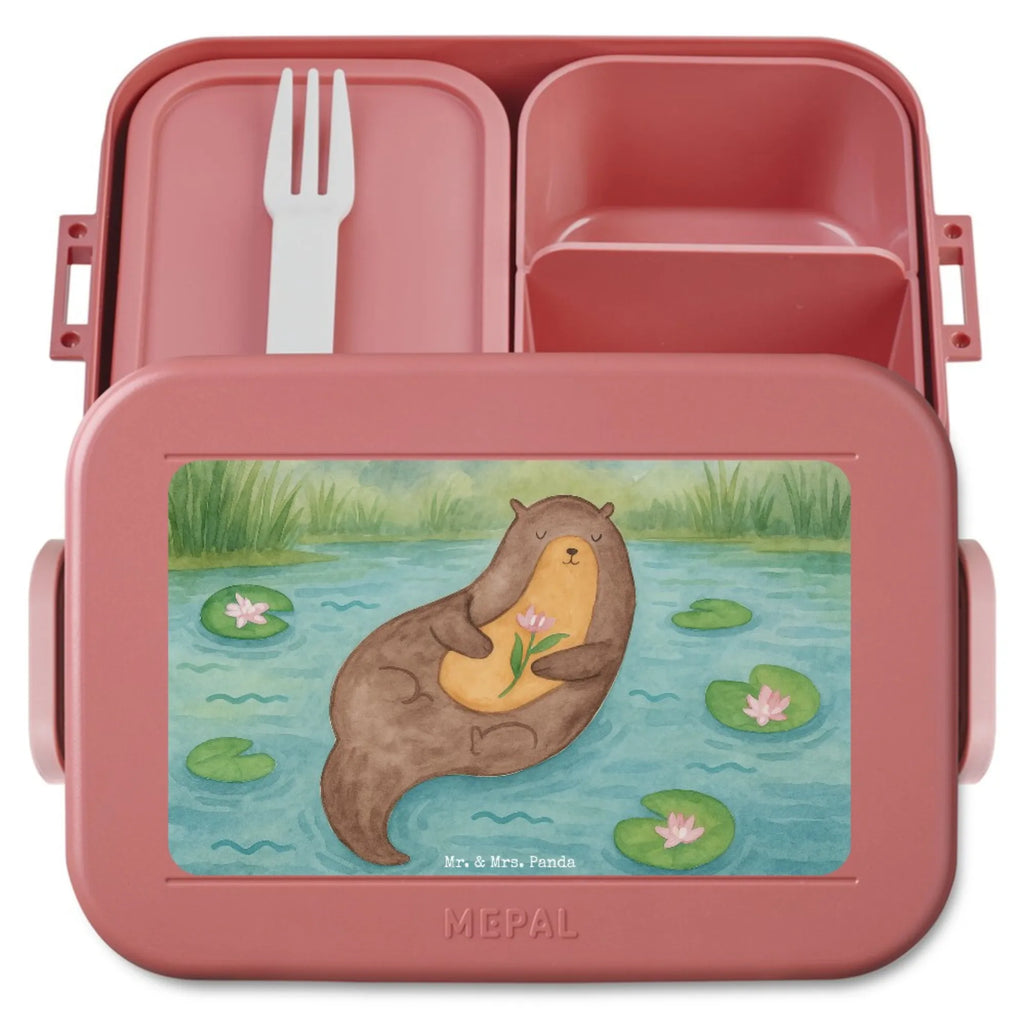 MEPAL Bentobox Otter Seerose Design Brotdose, Lunchbox, Bentobox, Otter, Fischotter, Seeotter, Otter Seeotter See Otter