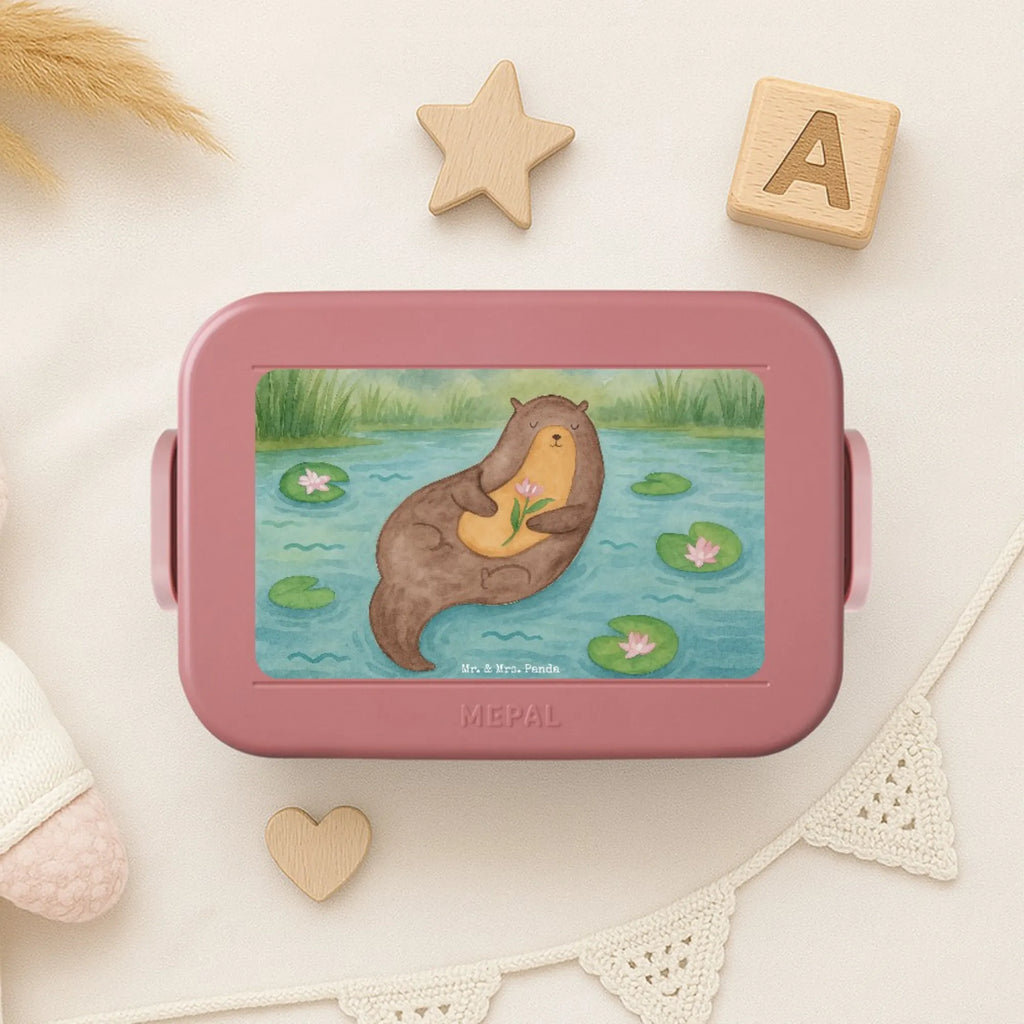 MEPAL Bentobox Otter Seerose Design Brotdose, Lunchbox, Bentobox, Otter, Fischotter, Seeotter, Otter Seeotter See Otter