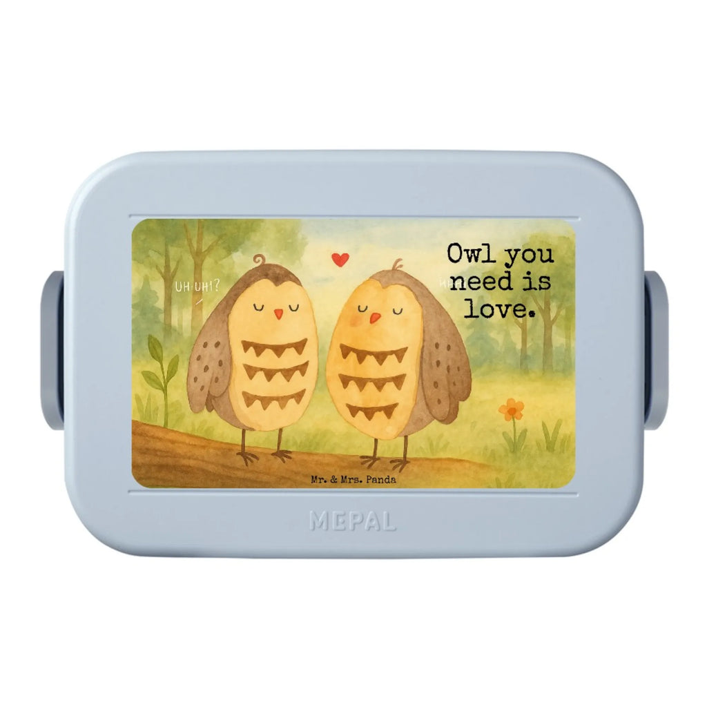 MEPAL Bentobox Eulen Liebe Design Bentobox, Brotdose, Lunchbox, Eule, Liebe Spruch, Liebe, Owl, Wortspiel lustig, Freundin Geschenk, All you need is love, Eule Deko, Freund, Hochzeit Spruch