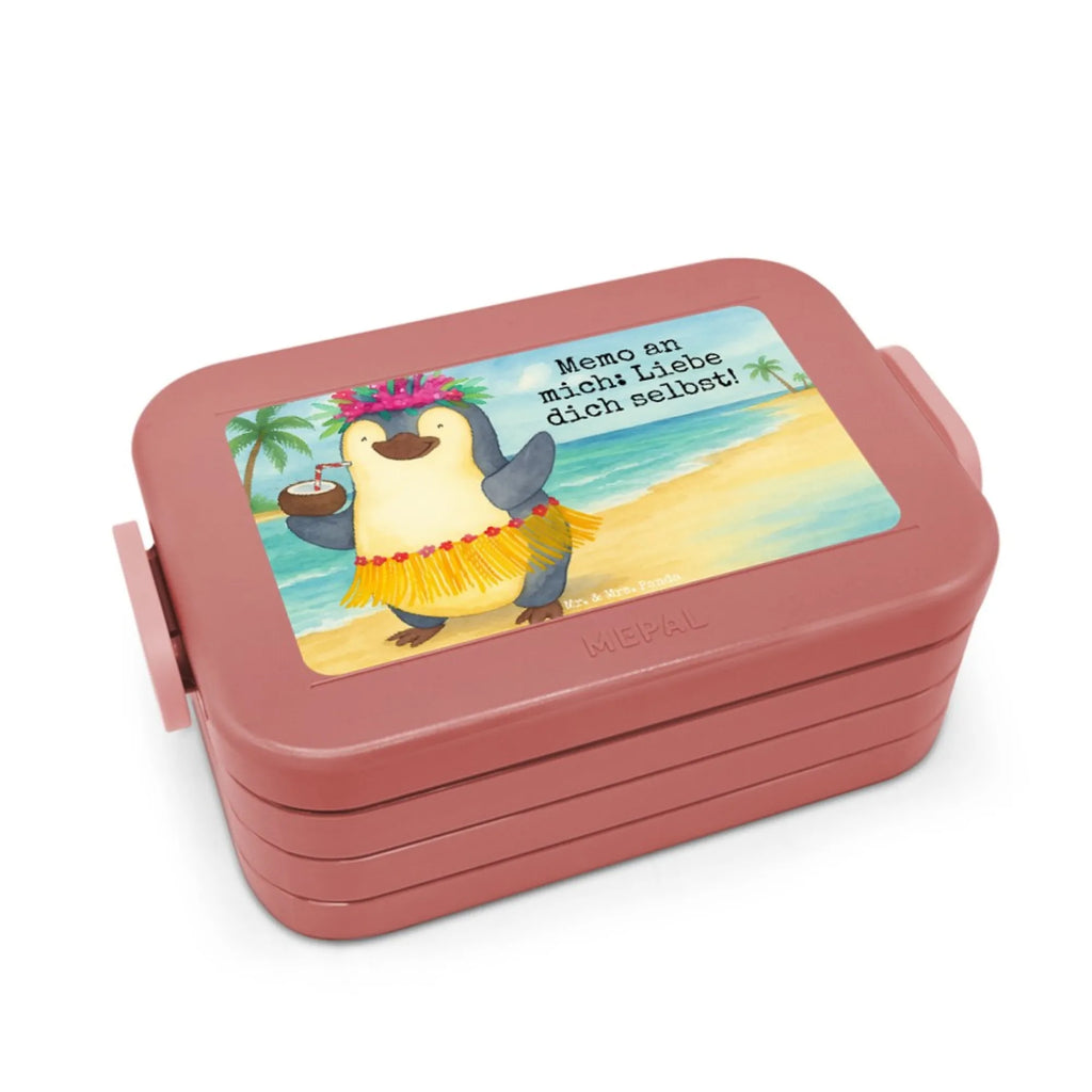 MEPAL Bentobox Pinguin Kokosnuss Design Lunchbox, Brotdose, Bentobox, Pinguin, Hawaii, Pinguine, Kokosnuss, Urlaub, Aloha