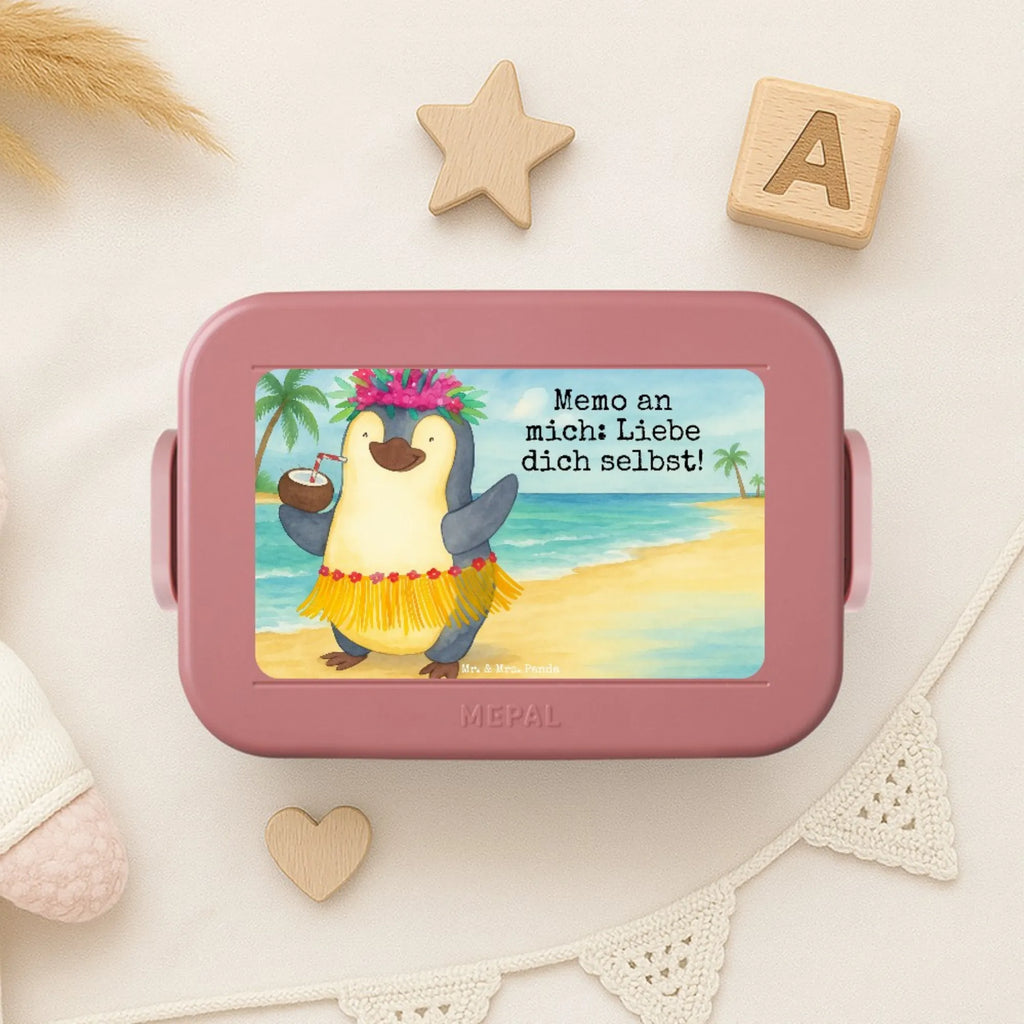 MEPAL Bentobox Pinguin Kokosnuss Design Lunchbox, Brotdose, Bentobox, Pinguin, Hawaii, Pinguine, Kokosnuss, Urlaub, Aloha