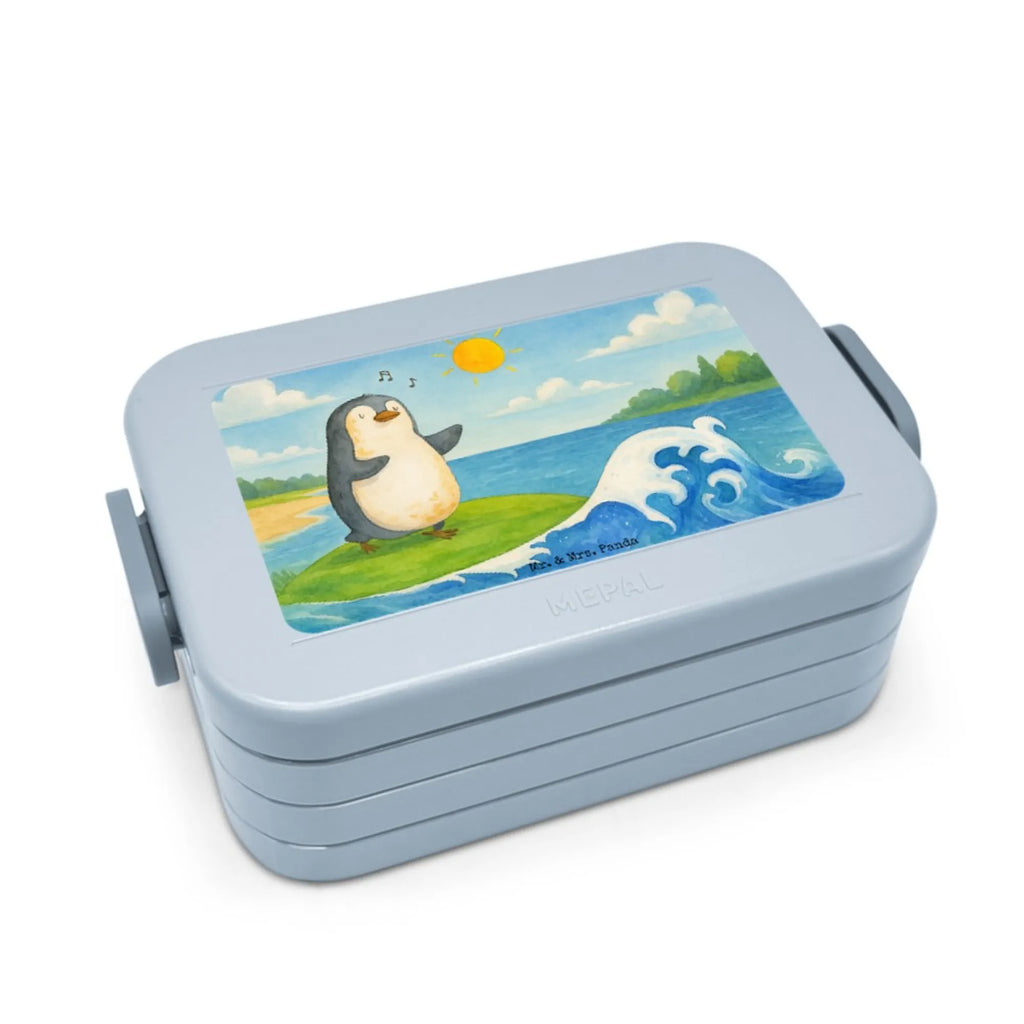 MEPAL Bentobox Pinguin Surfer Design Bentobox, Lunchbox, Brotdose, Pinguin, Portugal, Wellen, surfen, Surfer, Urlaub, Pinguine, Hawaii, Wellen reiten