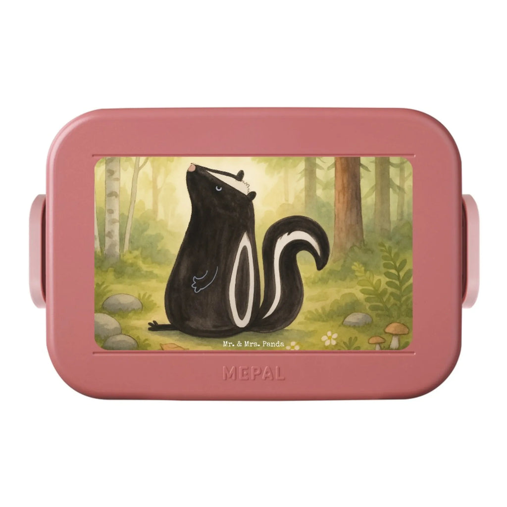 MEPAL Bentobox Stinktier Sitzen Design Bentobox, Lunchbox, Brotdose, Stinktier, Skunk, Spruch, Wildtier, Büro, Besserwisser, Raubtier, Stinker, Stinki, Recht