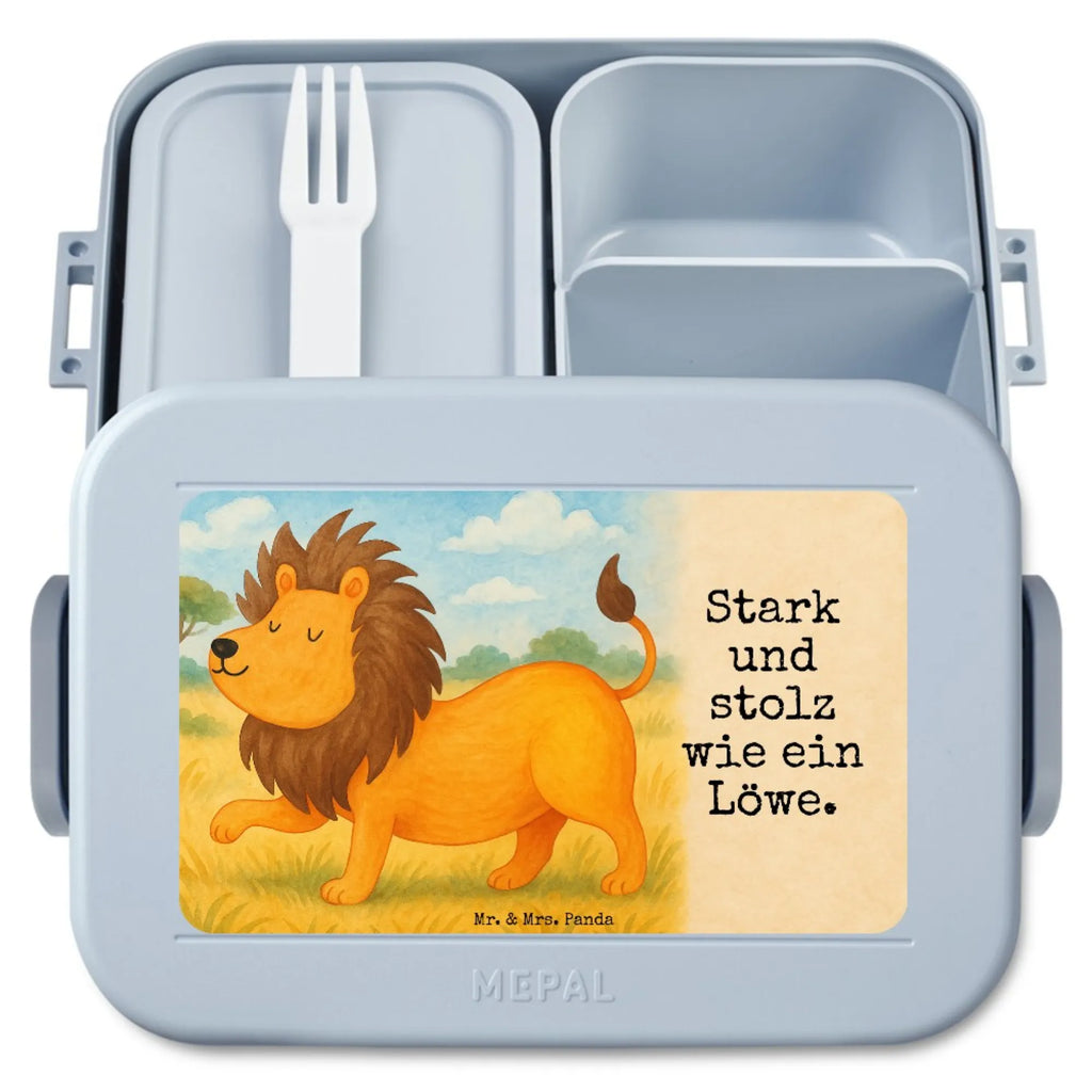 MEPAL Bentobox Sternzeichen Löwe Design Bentobox, Lunchbox, Brotdose, Tierkreiszeichen, Sternzeichen, Horoskop, Astrologie, Aszendent, Löwe Sternzeichen, Geschenk Juli, Geburtstag Juli, Geschenk August, Löwe Geschenk, König der Tiere, Geburtstag August