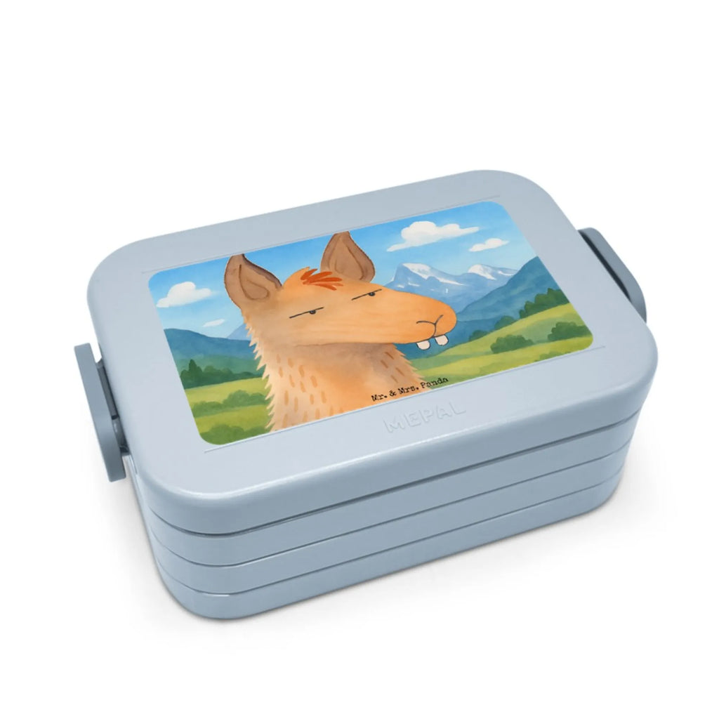 MEPAL Bentobox Lamakopf Genervt Design Lunchbox, Brotdose, Bentobox, Lama, Alpaka, Lamas, Büro, Büroalltag, Azubi, Chef, Chefin, genervt sein, Partnerin, Freundin, beste Freundin, Recht haben